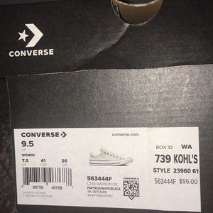 Converse Shoes - Women Lowtop Converse Papyrus/White/Black Converse Shoes - Women Lowtop Converse Papyrus/White/Black